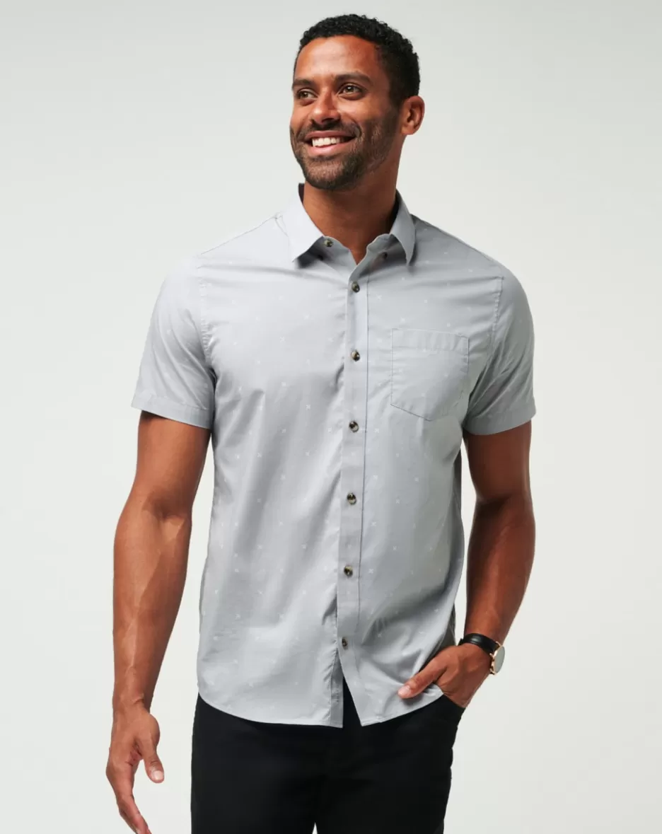 ACROSS THE POND BUTTON-UP*TravisMathew Outlet
