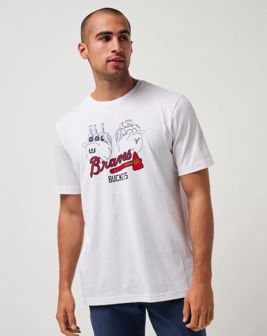 ATLANTA BRAVES STRIKE ONE TEE*TravisMathew Best Sale