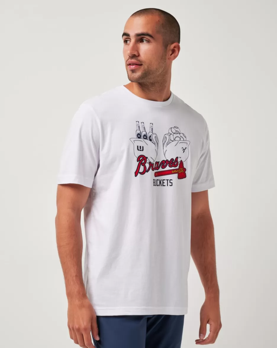 ATLANTA BRAVES STRIKE ONE TEE*TravisMathew Best Sale