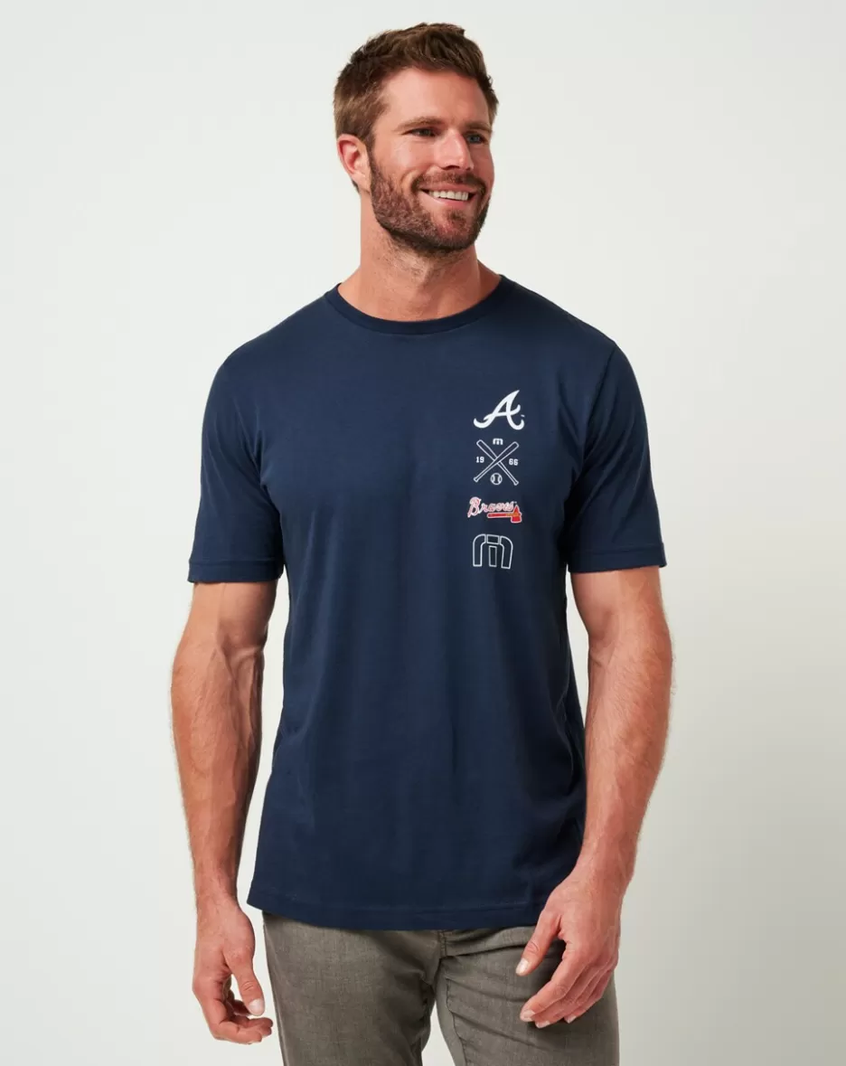 ATLANTA BRAVES SUNSET SLAM TEE*TravisMathew Cheap