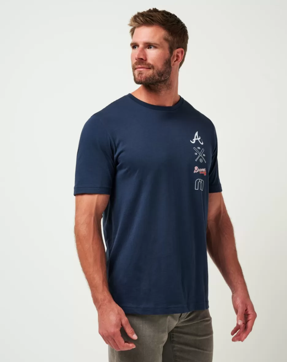 ATLANTA BRAVES SUNSET SLAM TEE*TravisMathew Cheap