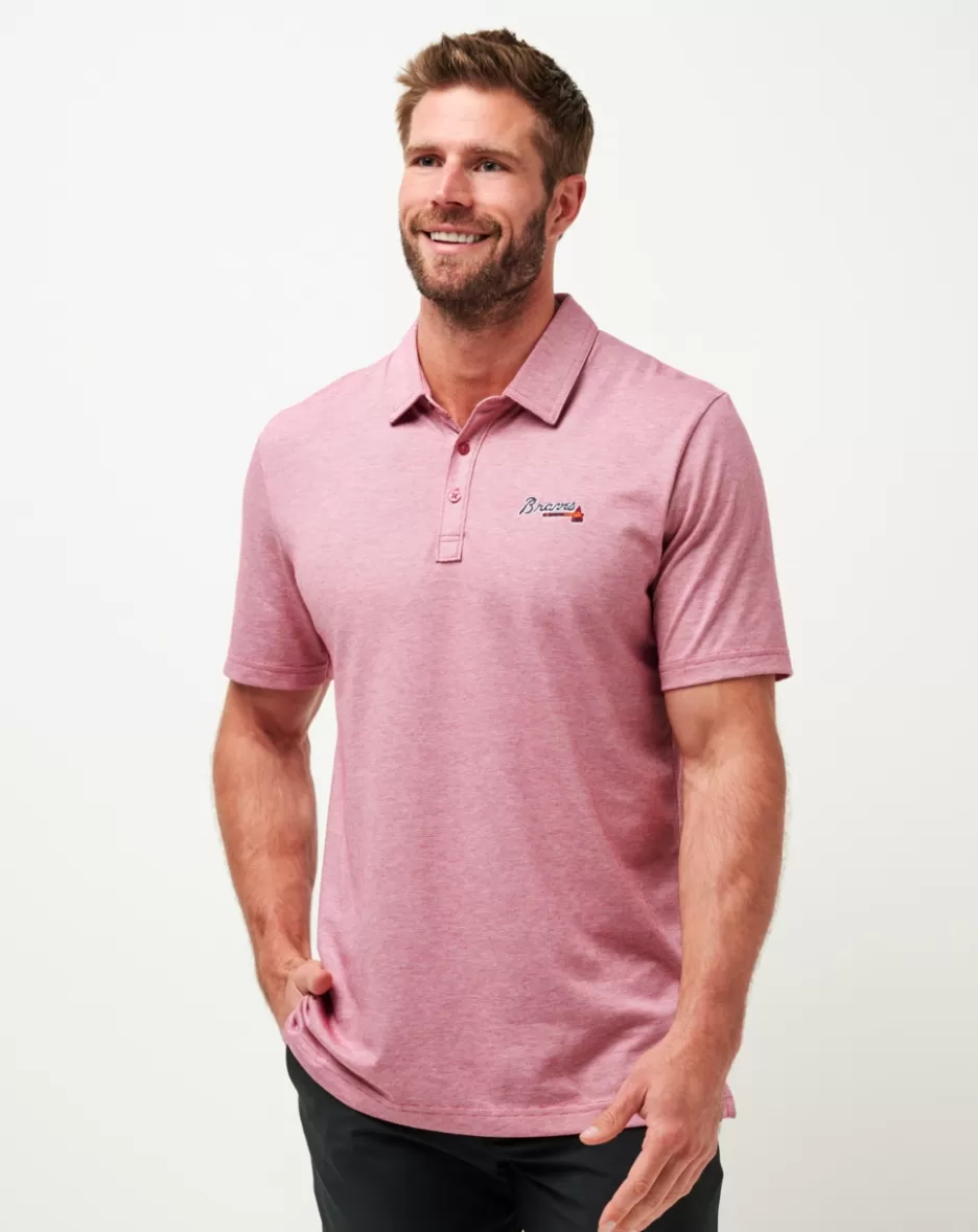 ATLANTA BRAVES THE ZINNA POLO*TravisMathew Cheap