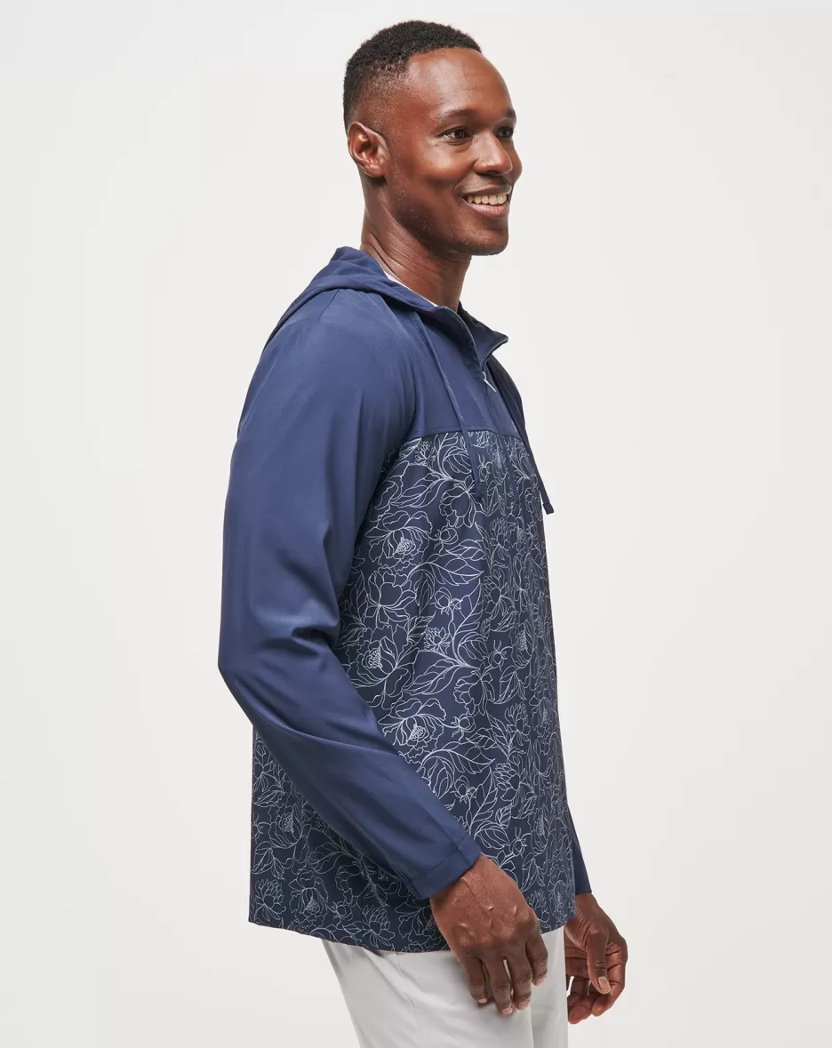 BLOOMING ORCHID QUARTER ZIP HOODIE*TravisMathew Best Sale