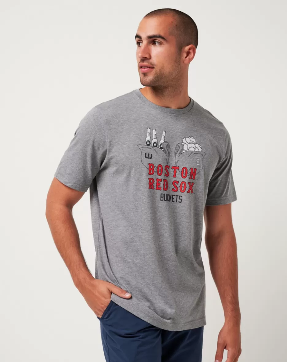 BOSTON RED SOX STRIKE ONE TEE*TravisMathew Cheap