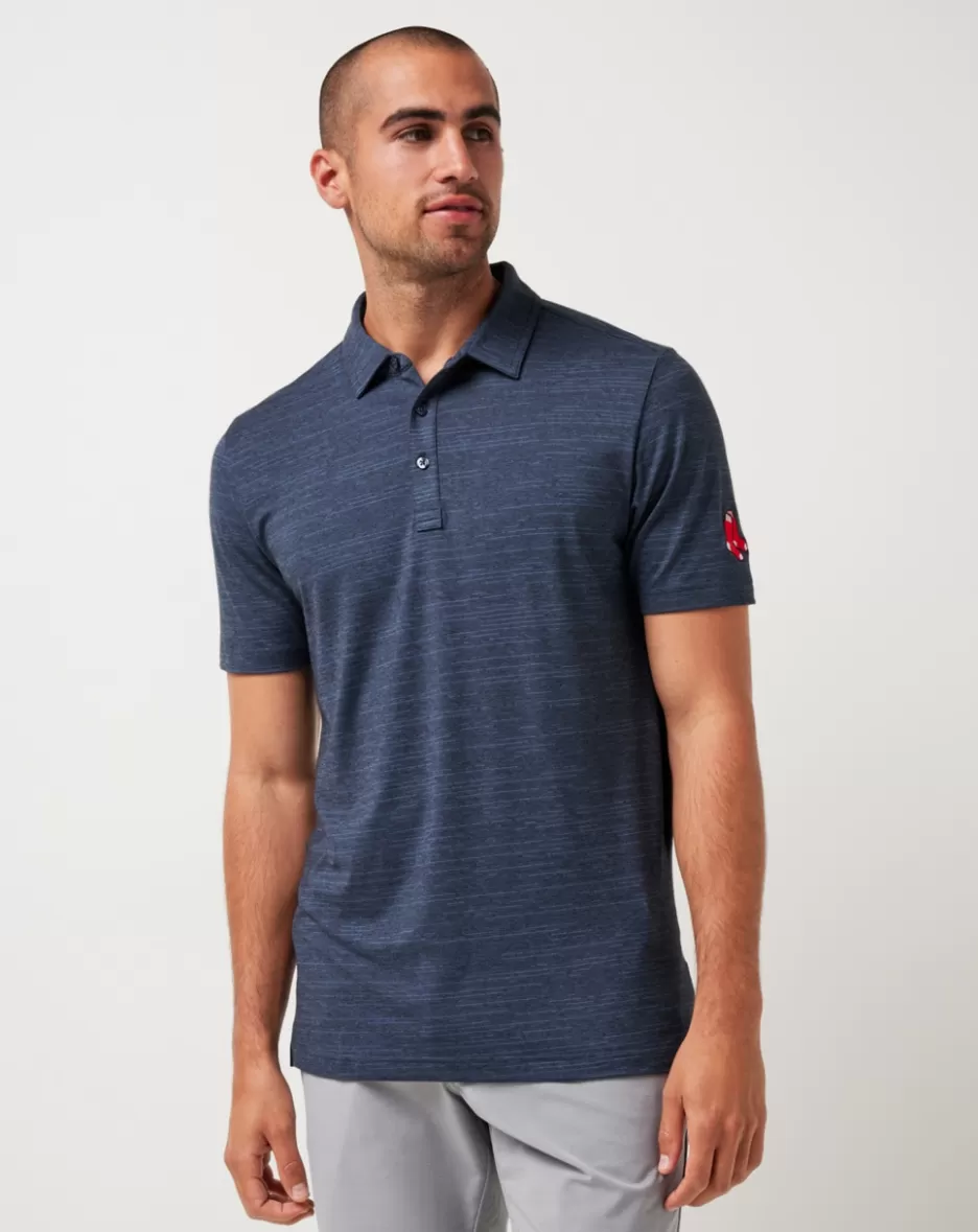 BOSTON RED SOX THE HEATER POLO*TravisMathew Outlet
