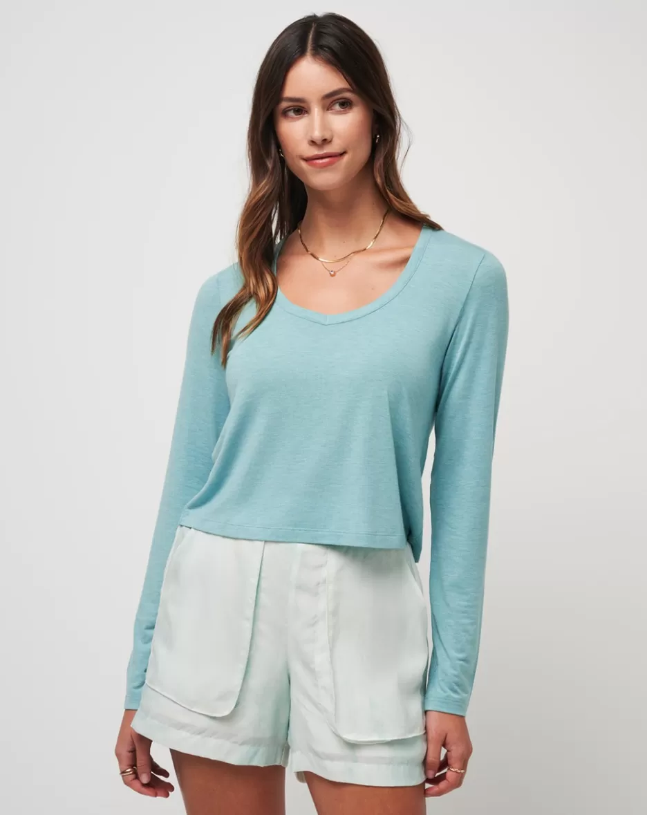 BOTANICAL BREEZE TISSUE TOP*TravisMathew Discount