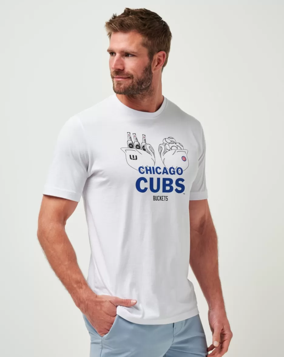 CHICAGO CUBS STRIKE ONE TEE*TravisMathew Outlet