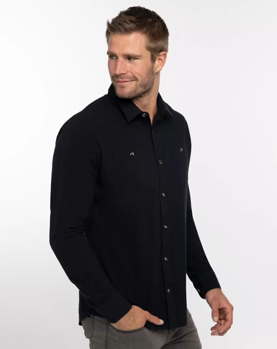 CLOUD FLANNEL BUTTON-UP*TravisMathew Cheap
