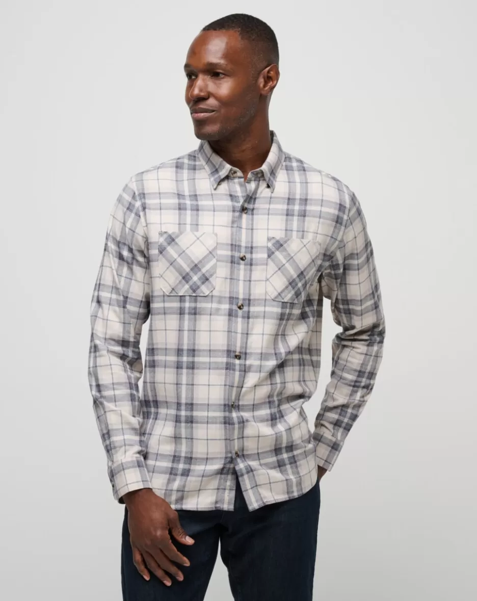 CLOUD FLANNEL PLAID BUTTON-UP*TravisMathew Fashion