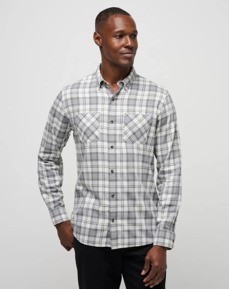 CLOUD FLANNEL PLAID BUTTON-UP*TravisMathew Store