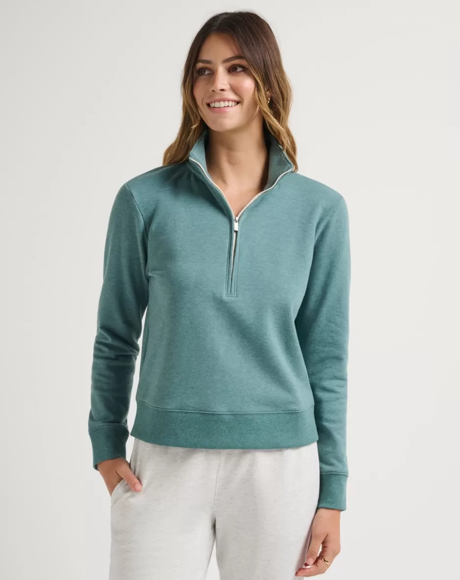 CLOUD FLEECE HALF ZIP*TravisMathew Shop