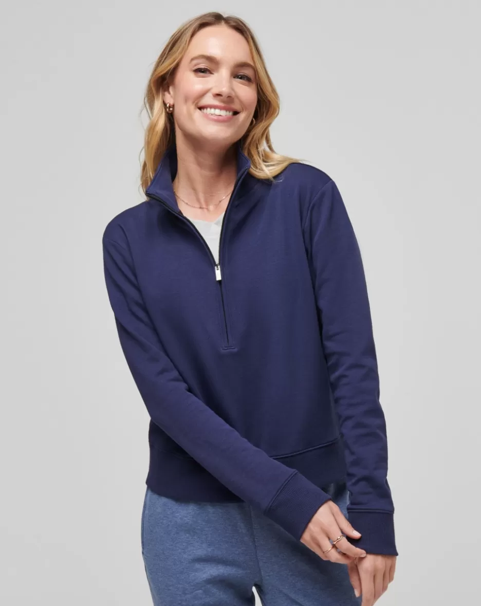 CLOUD FLEECE HALF ZIP*TravisMathew Cheap