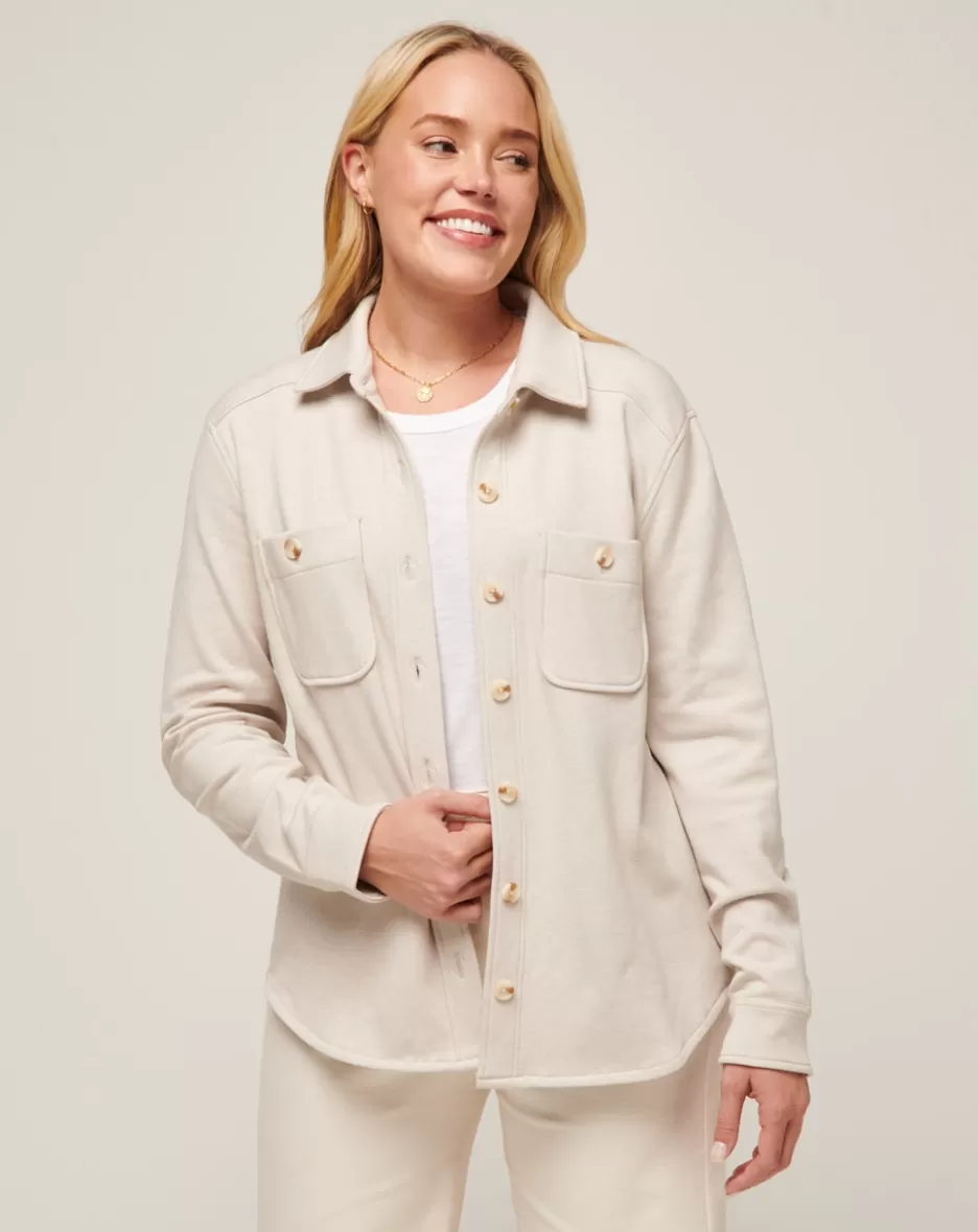 CLOUD FLEECE SHACKET*TravisMathew Discount