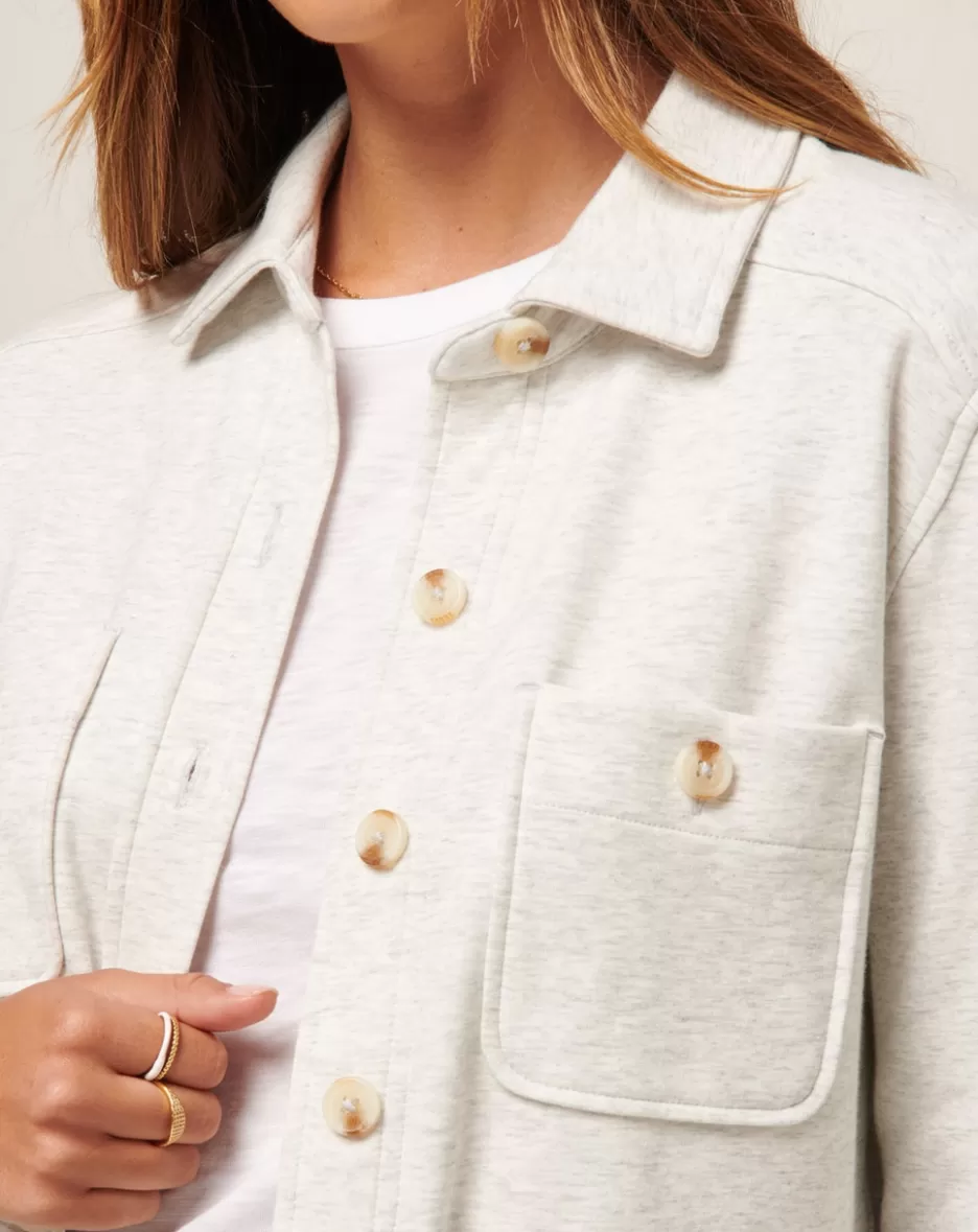 CLOUD FLEECE SHACKET*TravisMathew Hot