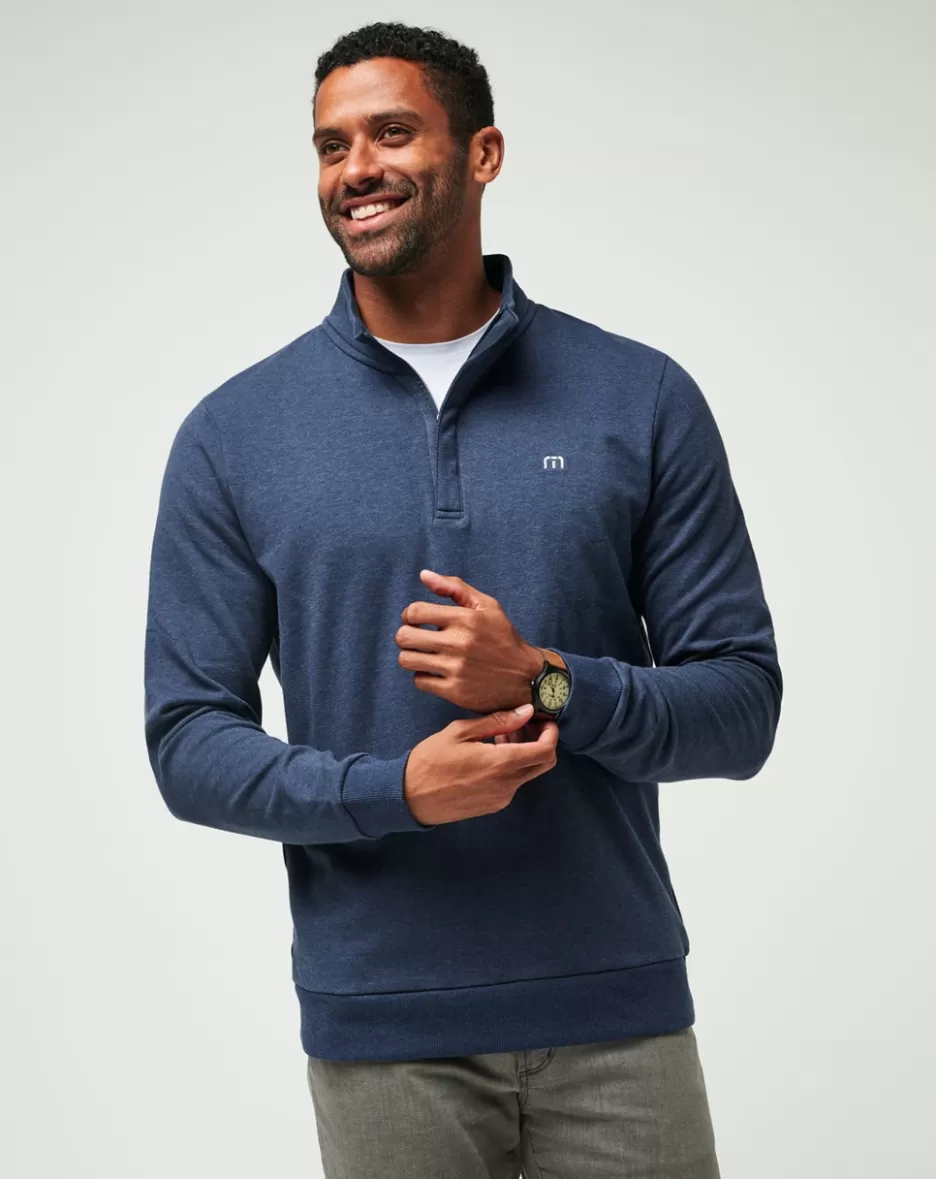 CLOUD QUARTER ZIP 2.0*TravisMathew Shop