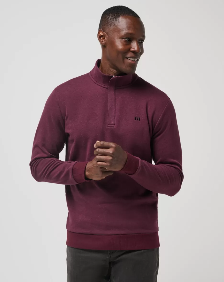 CLOUD QUARTER ZIP 2.0*TravisMathew Cheap