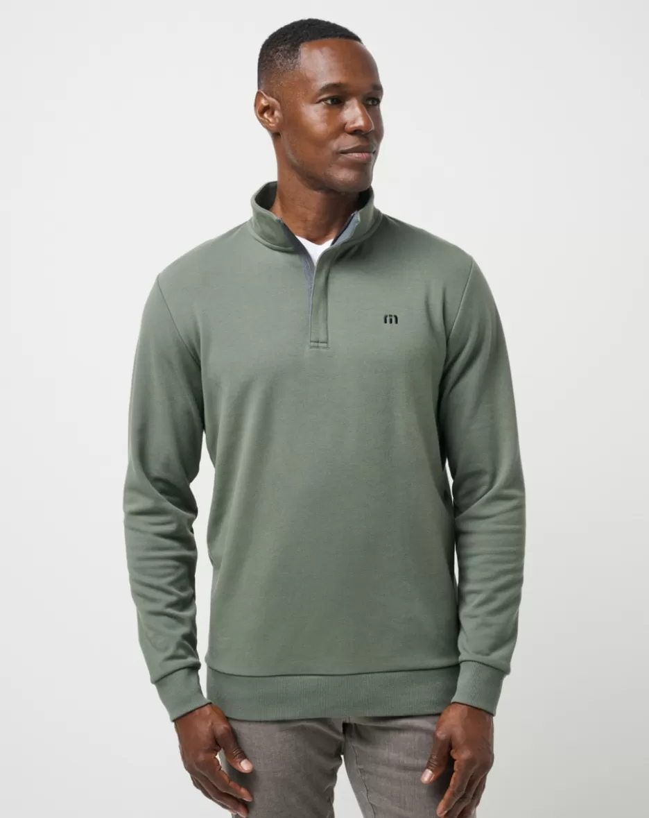 CLOUD QUARTER ZIP 2.0*TravisMathew Best Sale