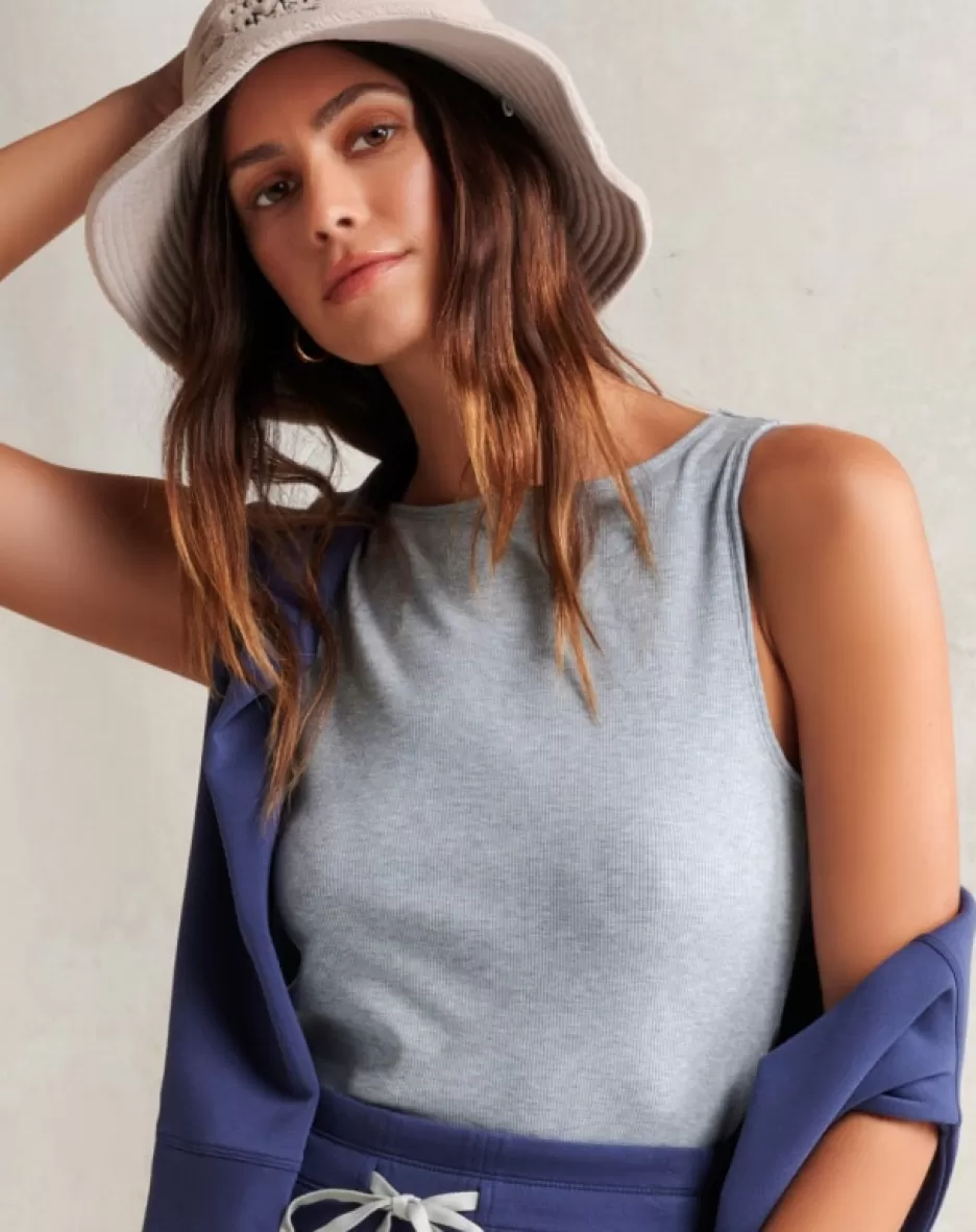 CLOUD RIB HADLEY TANK*TravisMathew Store