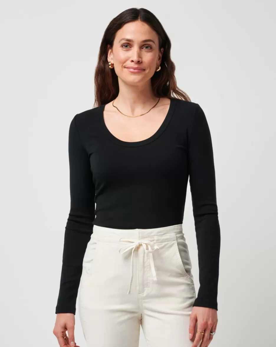 CLOUD RIB RETREAT LONG SLEEVE TOP*TravisMathew Hot