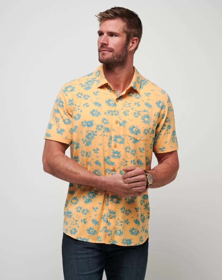 COCONUT SHRIMP BUTTON-UP*TravisMathew Best Sale