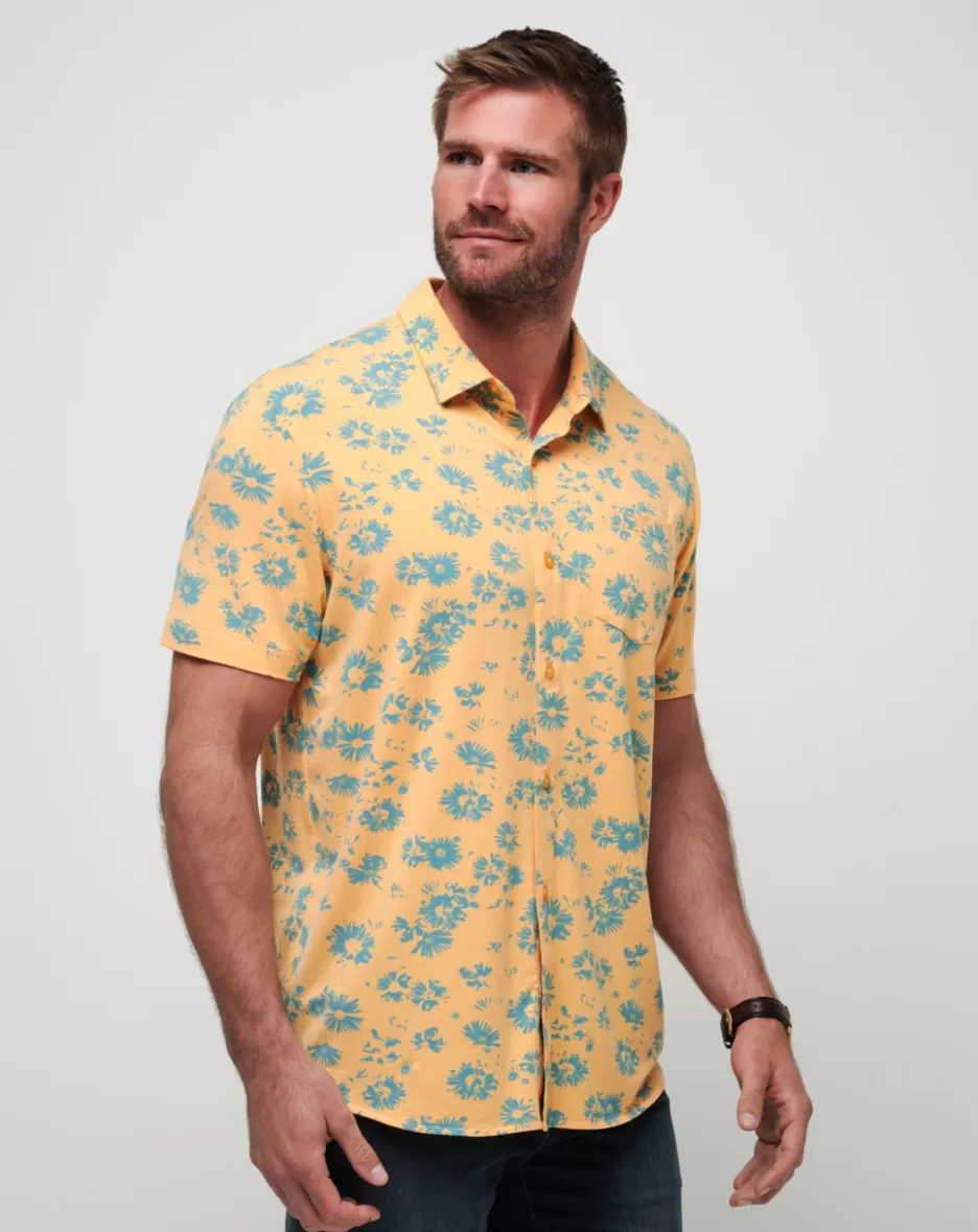 COCONUT SHRIMP BUTTON-UP*TravisMathew Best Sale