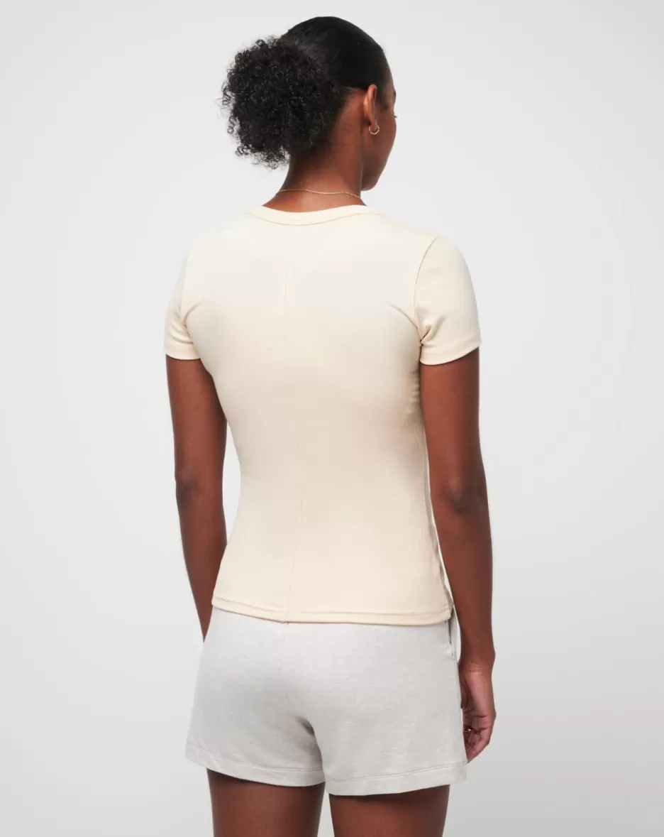 COME ALIVE CLOUD RIBBED TOP*TravisMathew Discount