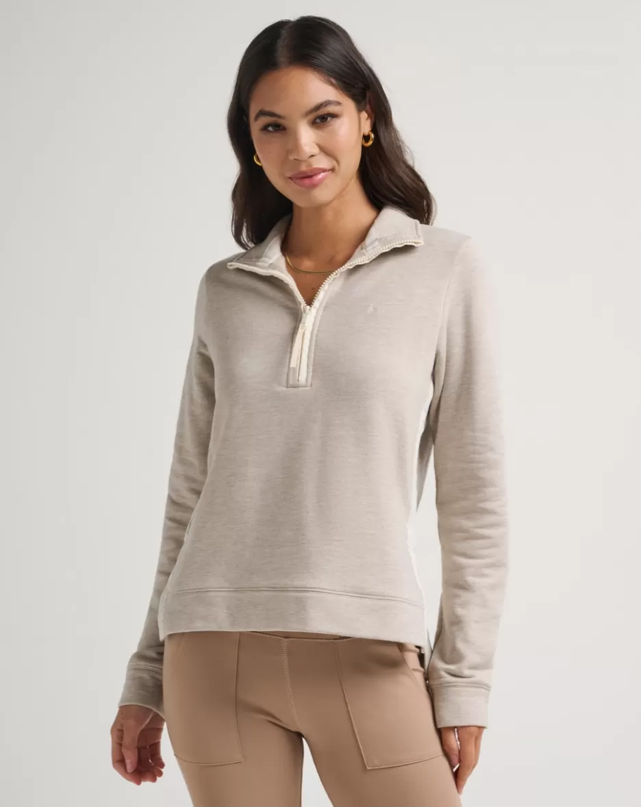 DELANEY CLOUD FLEECE HALF ZIP*TravisMathew Store