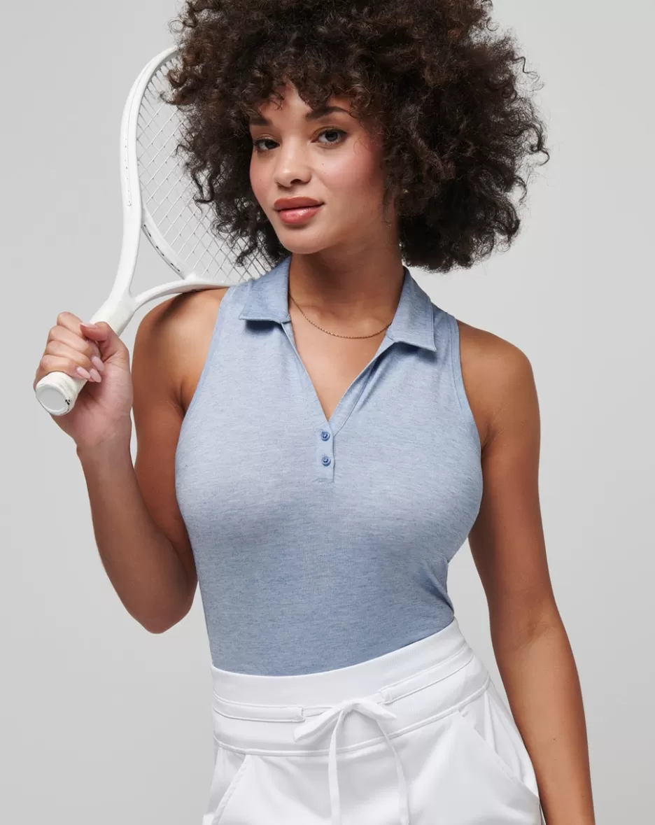 FEATHERWEIGHT ACTIVE SLEEVELESS POLO*TravisMathew Fashion