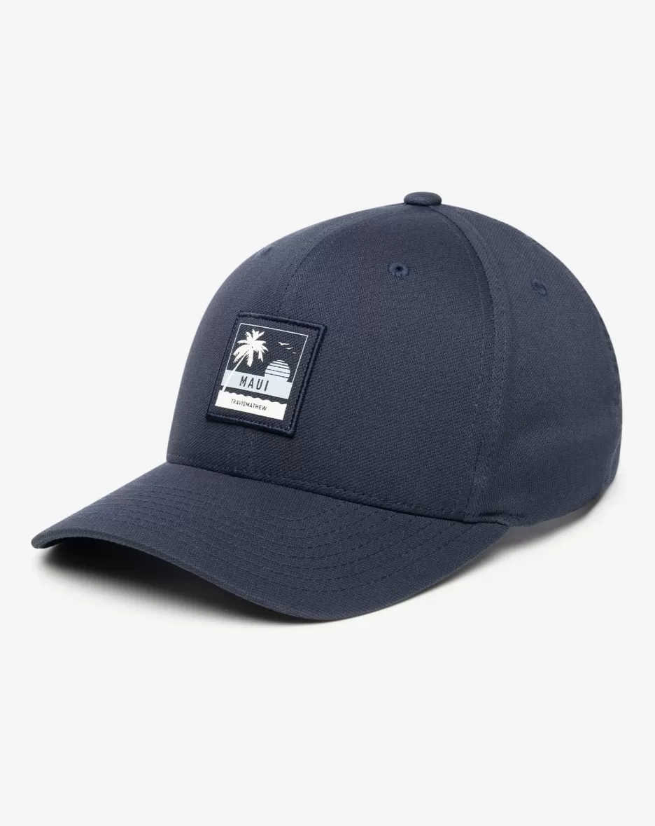 GRAND ILLUSION SNAPBACK HAT*TravisMathew Best Sale