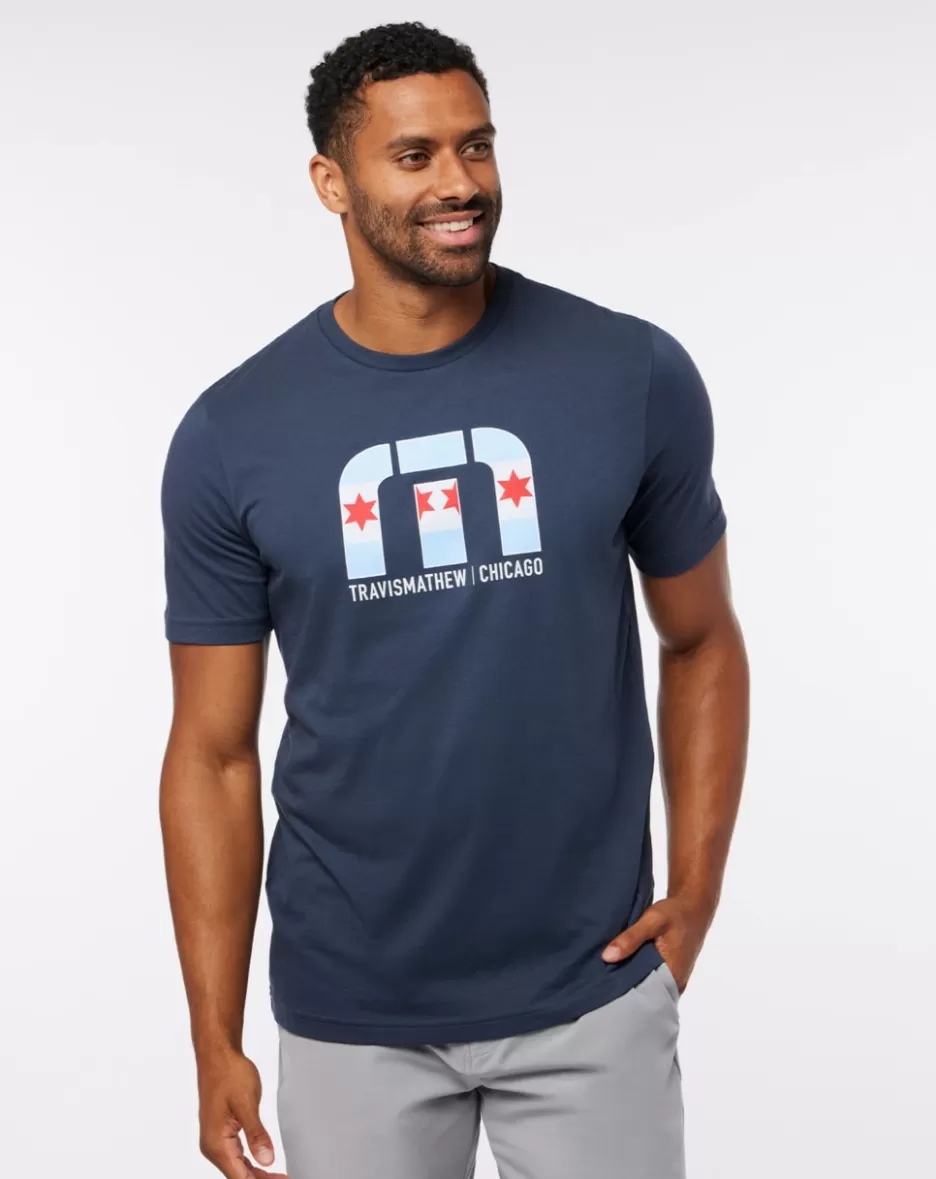 ILLINOIS NOISE 2.0 TEE*TravisMathew Hot