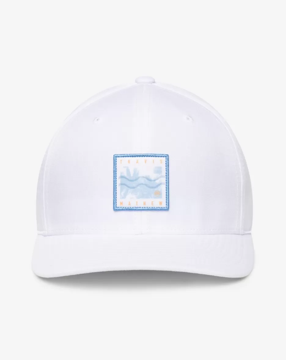IN THE LINE UP FITTED HAT*TravisMathew Flash Sale