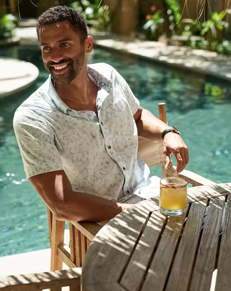 KING AIR BUTTON-UP*TravisMathew Discount