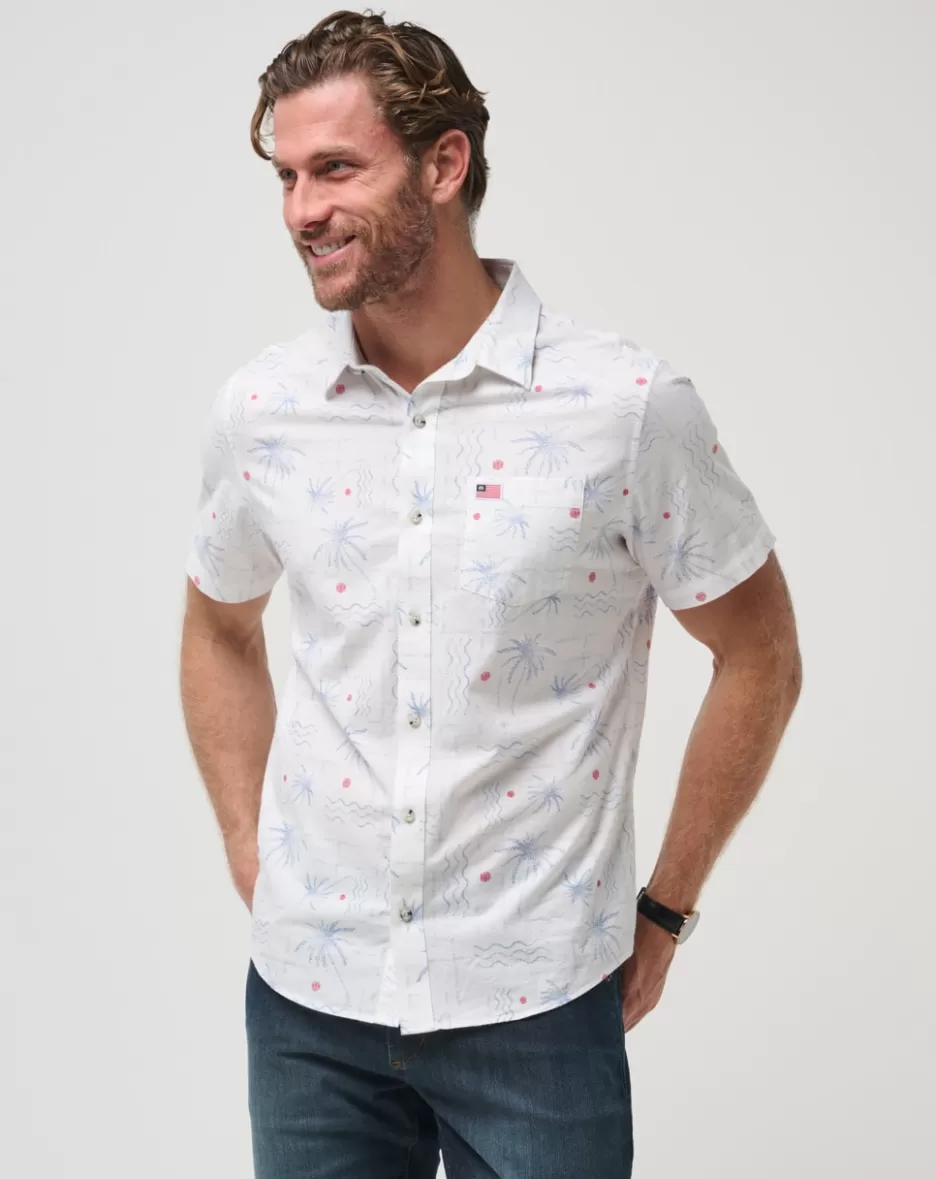 LINCOLN WAY BUTTON-UP*TravisMathew Cheap