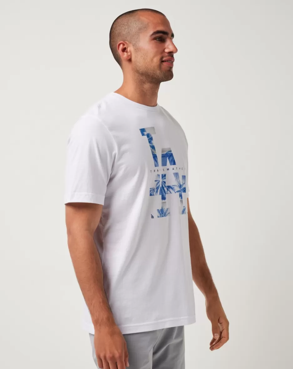 LOS ANGELES DODGERS BLEACHER BREEZE TEE*TravisMathew Cheap