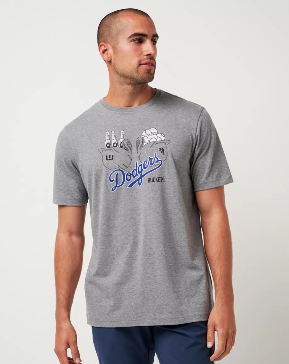 LOS ANGELES DODGERS STRIKE ONE TEE*TravisMathew Online