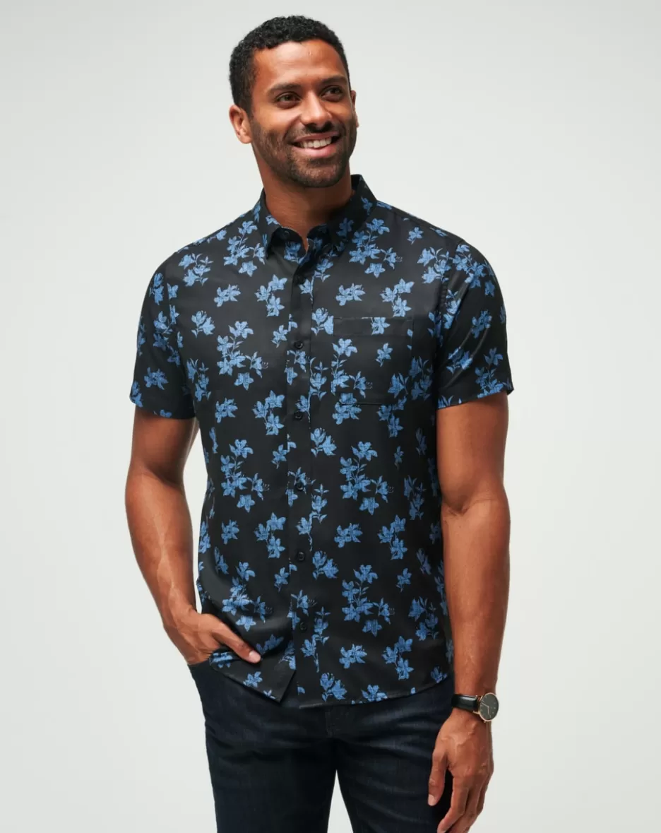 MIST ON THE LAKE BUTTON-UP*TravisMathew Outlet