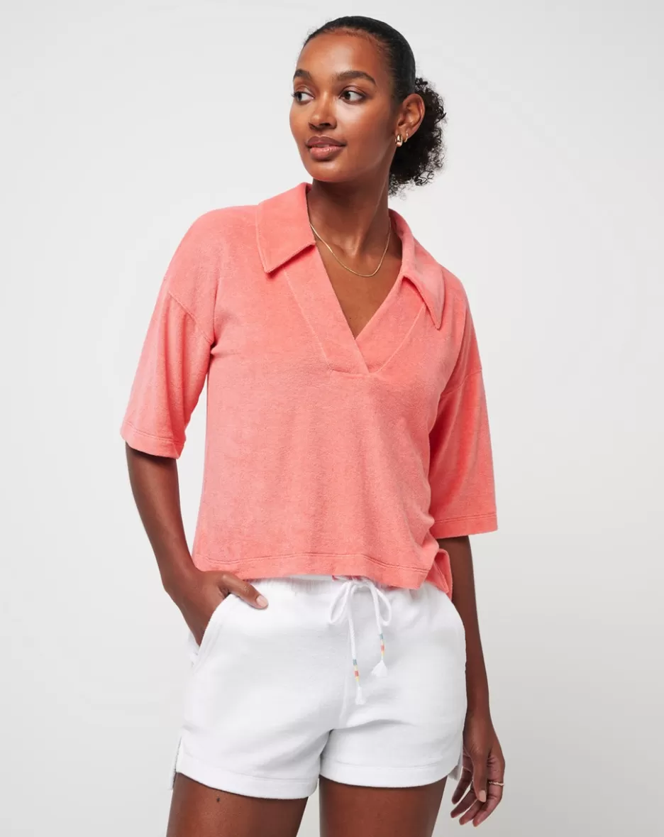 MORNING RAYS BABY TERRY TOP*TravisMathew Outlet