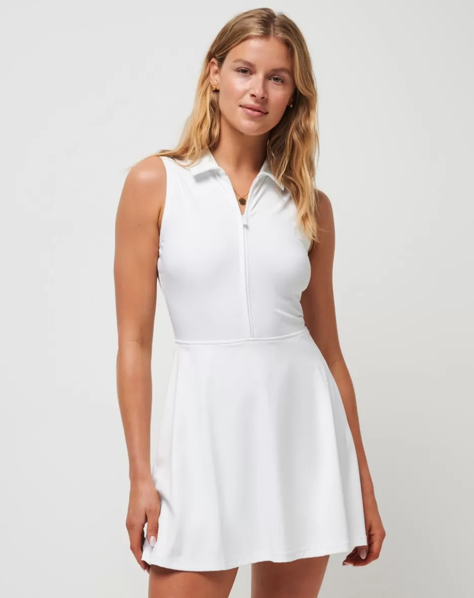 MOVEKNIT SLEEVELESS POLO DRESS*TravisMathew Outlet