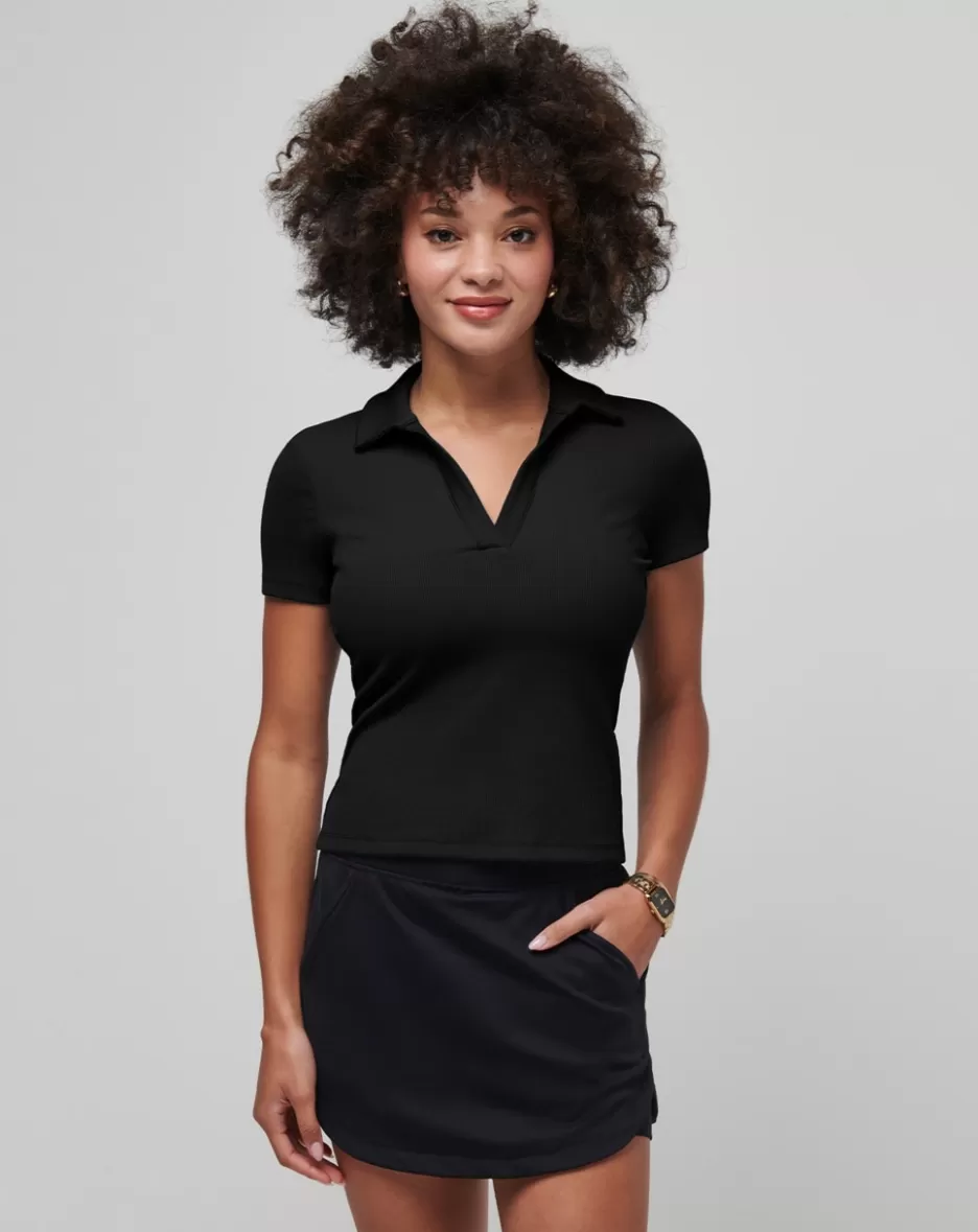 MOVEKNIT VNECK POLO*TravisMathew New