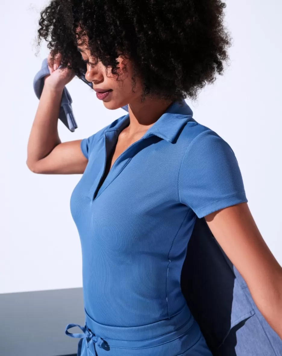 MOVEKNIT VNECK POLO*TravisMathew Online