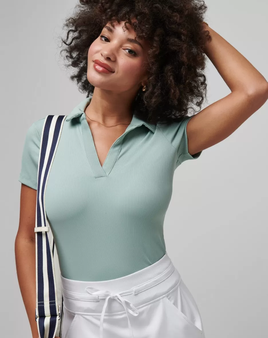 MOVEKNIT VNECK POLO*TravisMathew Best
