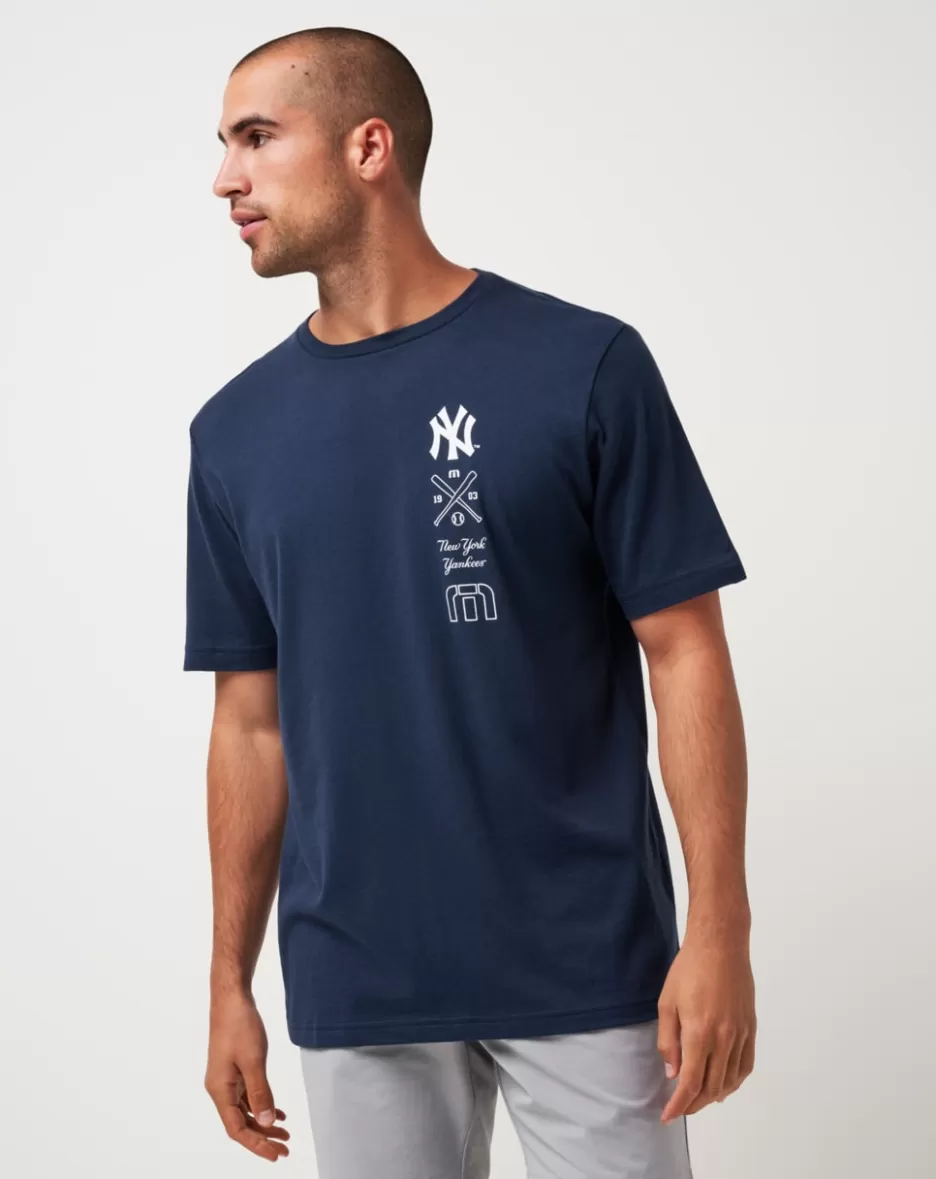 NEW YORK YANKEES SUNSET SLAM TEE*TravisMathew Cheap