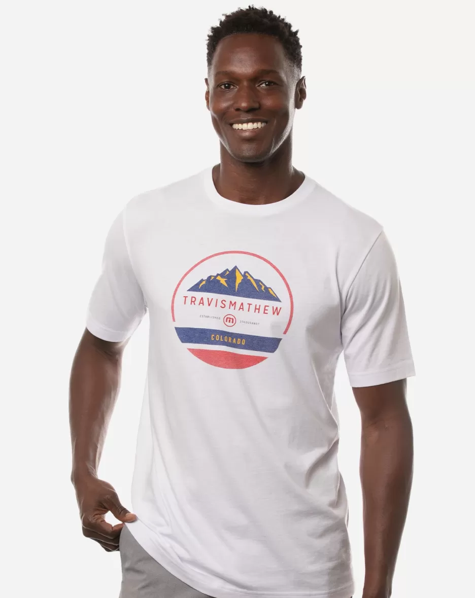 PEAK YOUR INTEREST TEE*TravisMathew Hot