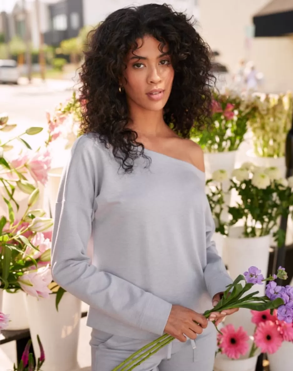 PORTUGAL OFF THE SHOULDER PONTE TOP*TravisMathew Clearance