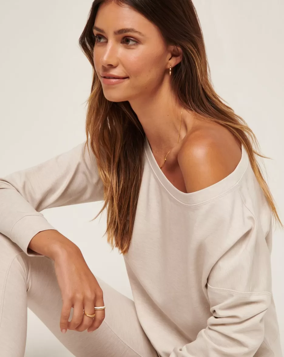 PORTUGAL OFF THE SHOULDER PONTE TOP*TravisMathew New