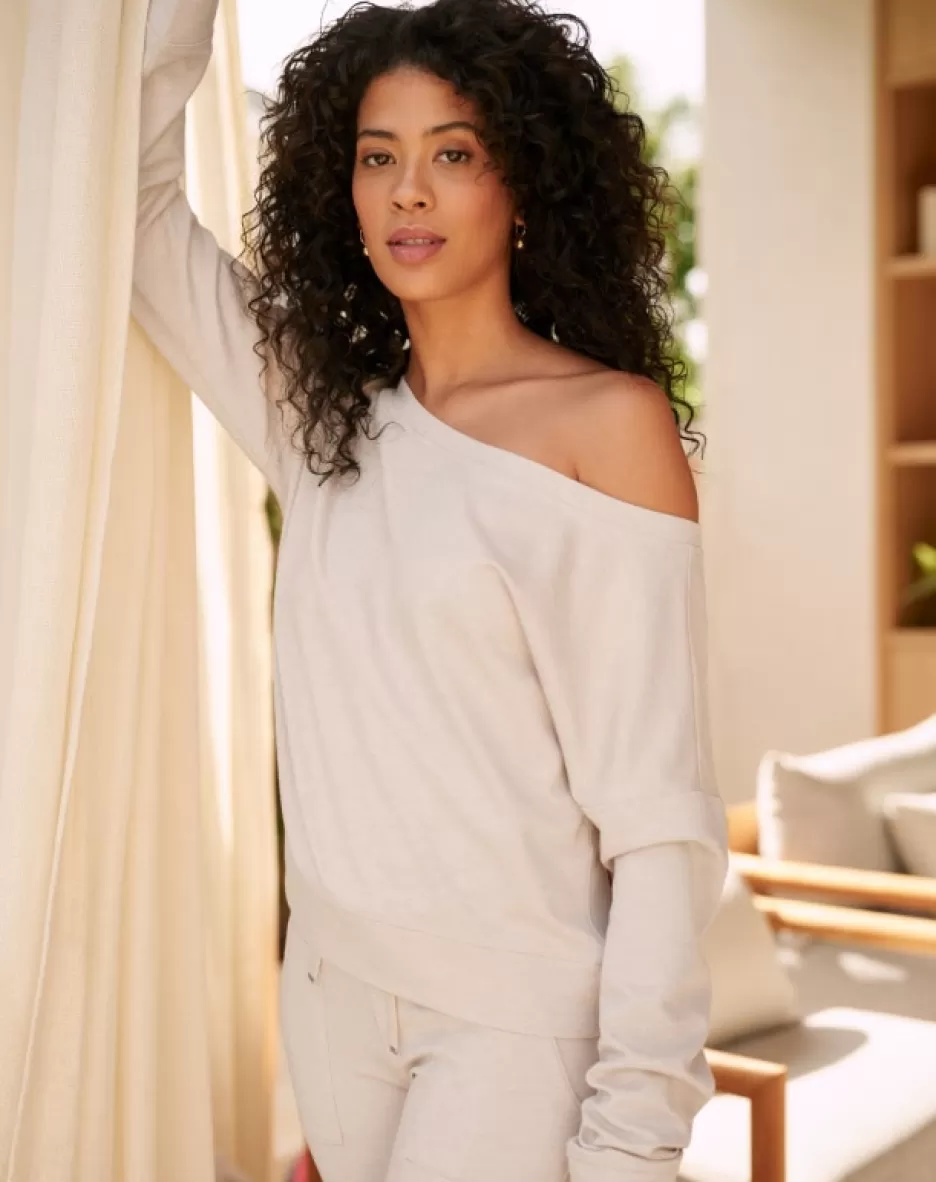 PORTUGAL OFF THE SHOULDER PONTE TOP*TravisMathew New