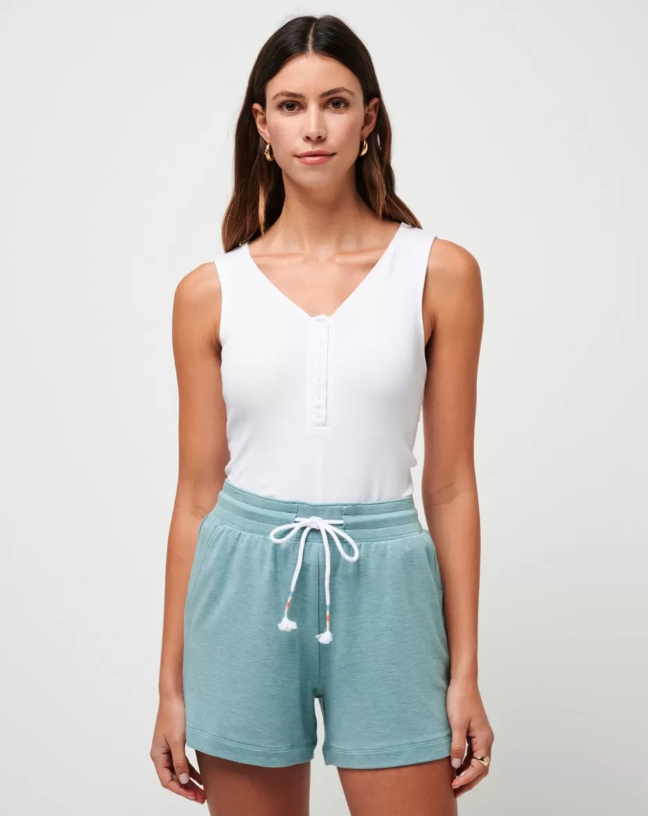 RAY OF SUNSHINE CLOUD RIB TANK*TravisMathew New