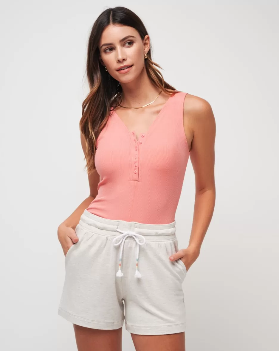 RAY OF SUNSHINE CLOUD RIB TANK*TravisMathew Fashion