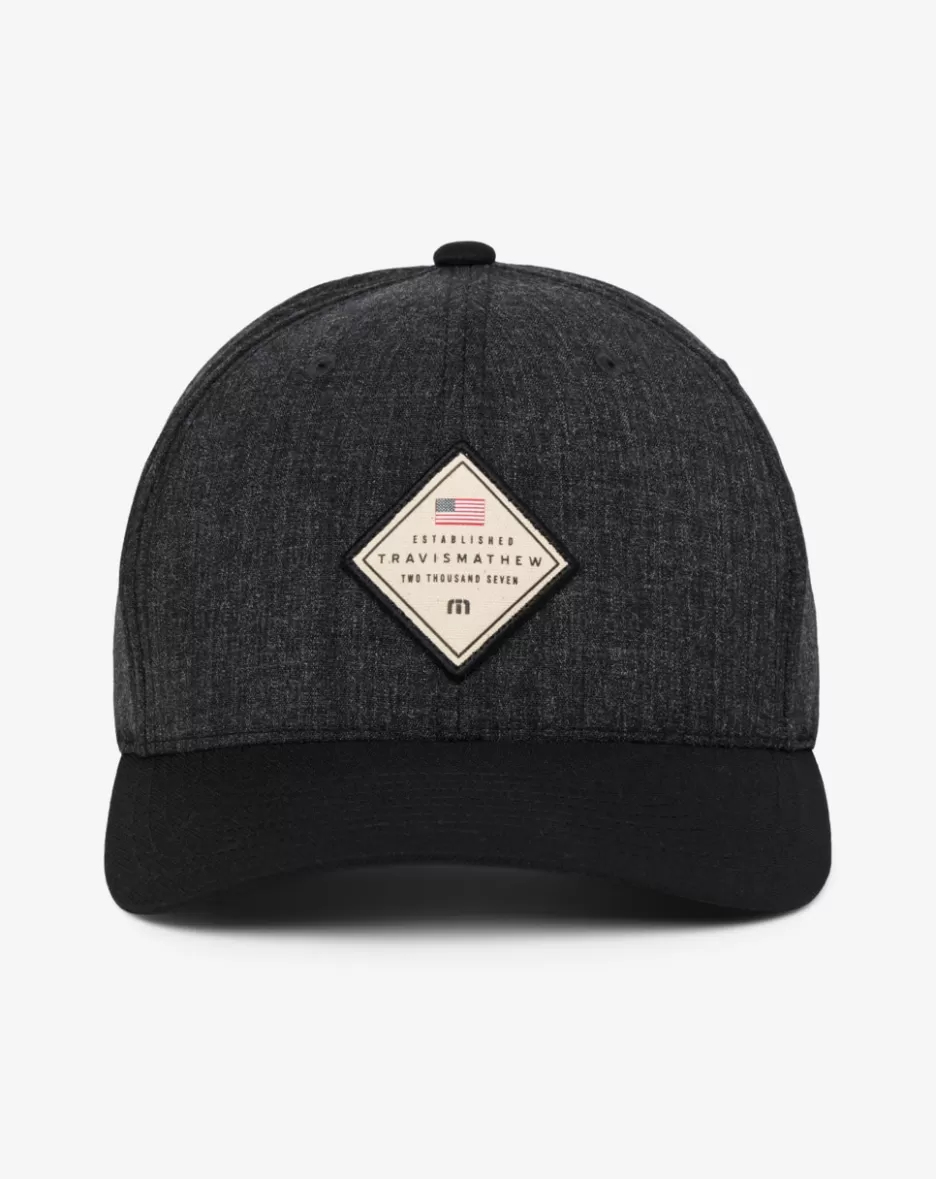 RED GLARE SNAPBACK HAT*TravisMathew Hot