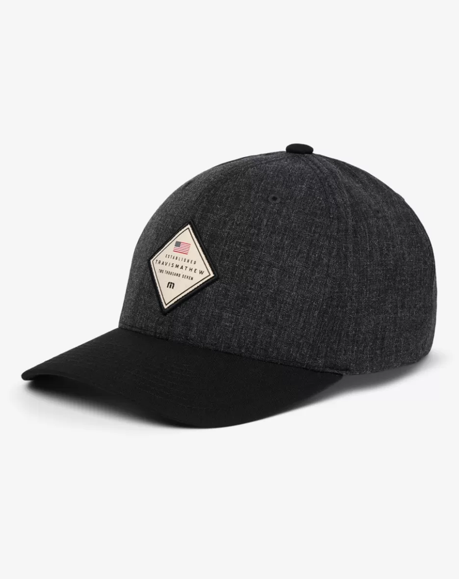 RED GLARE SNAPBACK HAT*TravisMathew Hot